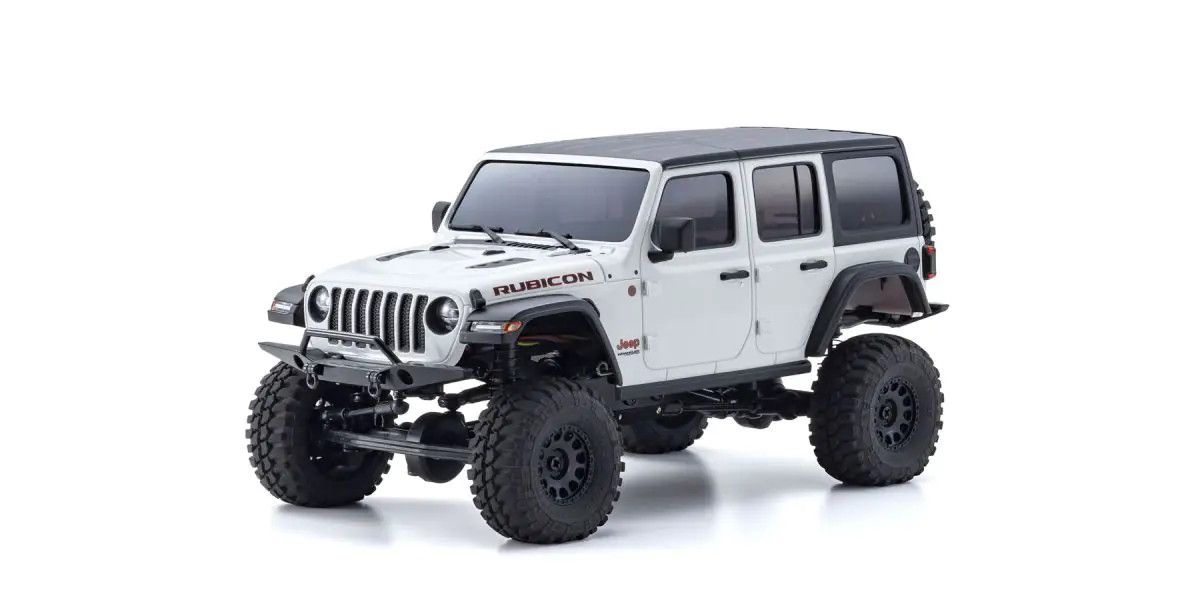 MINI-Z 4x4 readyset JeepⓇ Wrangler Unlimited Rubicon Bright White 32536W (no battery/charger)