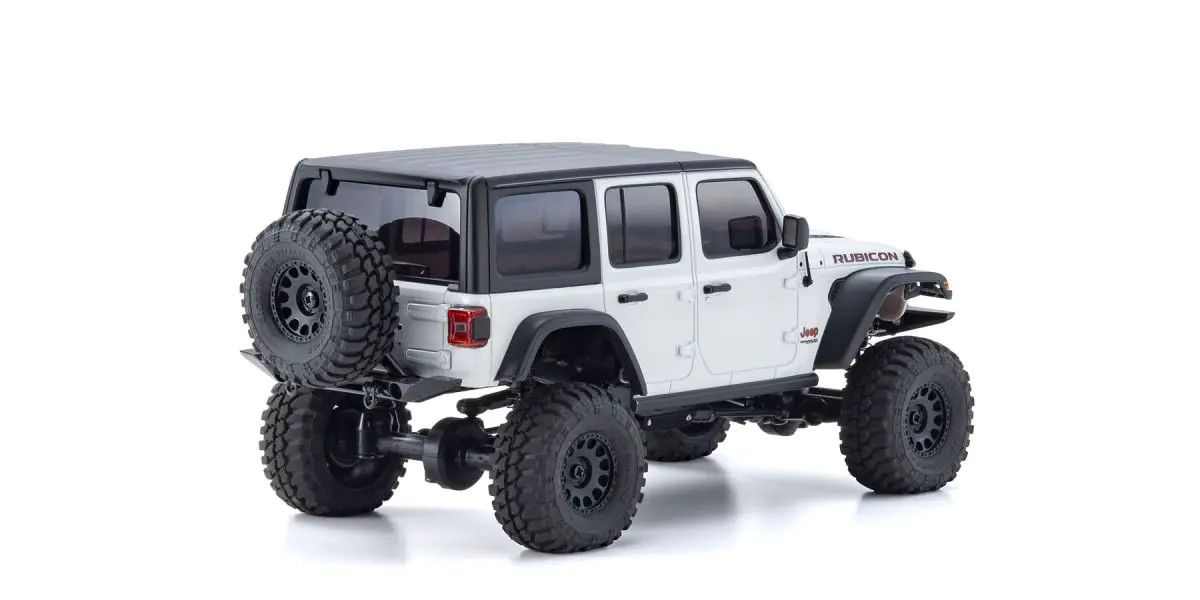 MINI-Z 4x4 readyset JeepⓇ Wrangler Unlimited Rubicon Bright White 32536W (no battery/charger)