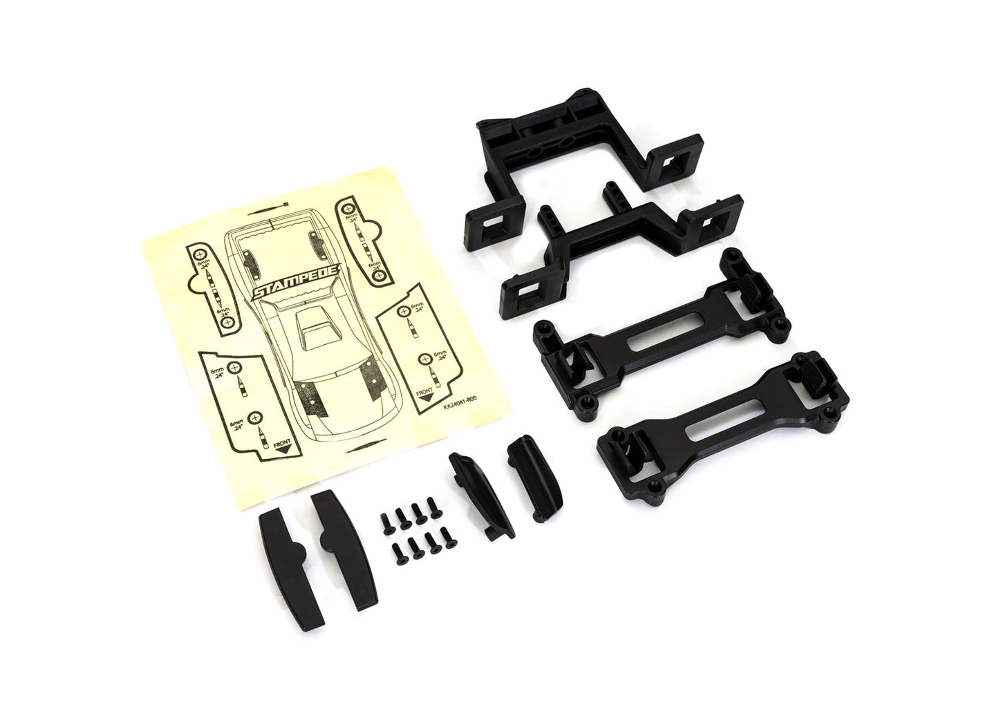 3619R CLIPLESS BODY CONVERSION KIT 2WD STAMPEDE