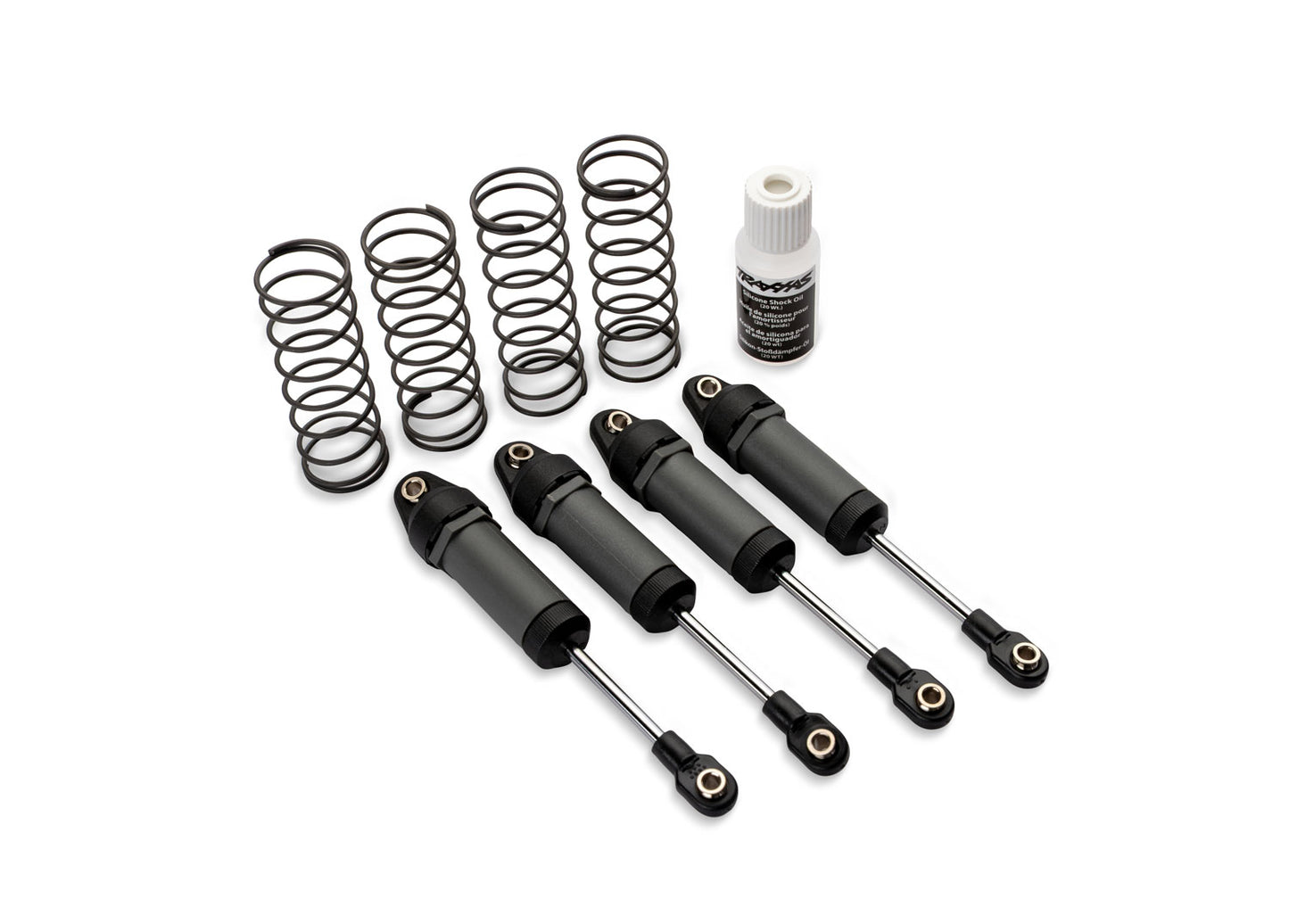 3760-GRAY Long Gray Ultra Shocks with Springs (4)