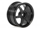 TE37 Wheel, 26mm, Black, 0mm Offset, Fits 26mm Tire