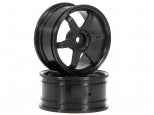 TE37 Wheel, 26mm, Black, 0mm Offset, Fits 26mm Tire