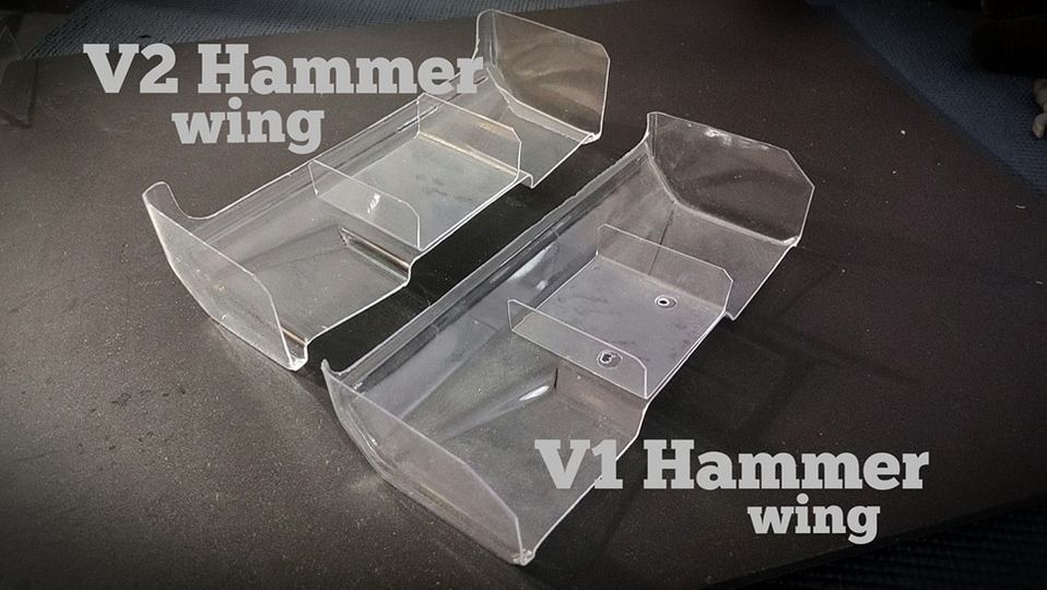 V2 Hammer Wing (Clear) (1/8 Scale)