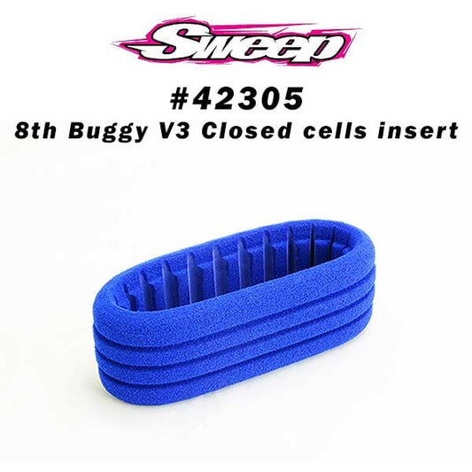 1/8 Buggy Foam Tire Inserts V4 Indigo Cloud9 closed cell (4pc set)