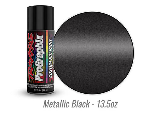 5075X BODY PAINT, METALLIC BLK 13.5OZ