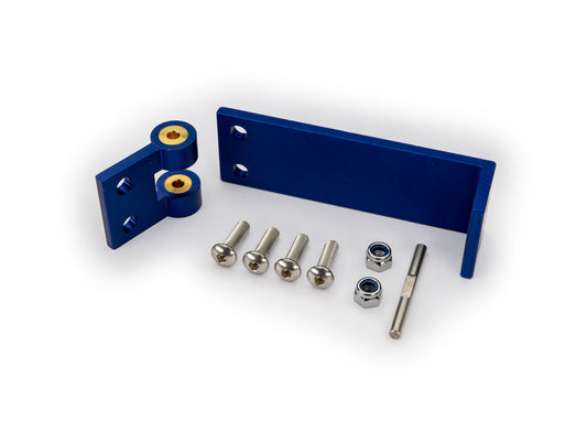 5742X Spartan SR Blue Aluminum Rudder Mount with Hardware