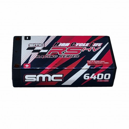 HCL-RS 7.6V (2S) 6400mAh 120C LiHV 5mm Inboard Hardcase