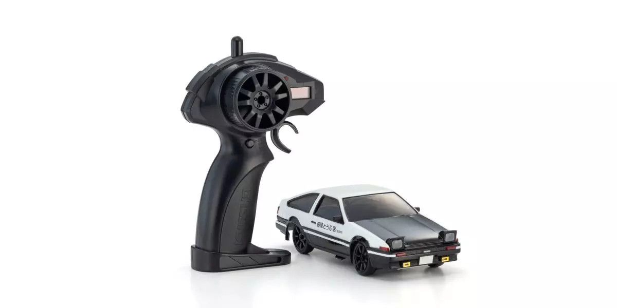 FIRST MINI-Z INITIAL D TOYOTA SPRINTER TRUENO AE86 w/Carbon WH/BK 66617Ara 427