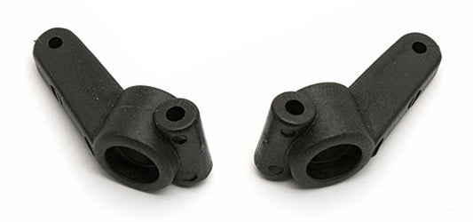 RC10 Inline Steering Blocks & Rear Hub Carriers 0 Deg, Black