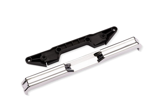 Traxxas X-Truck BIGFOOT #8 4X4 Chrome Rear Bumper w/ Support - 7687