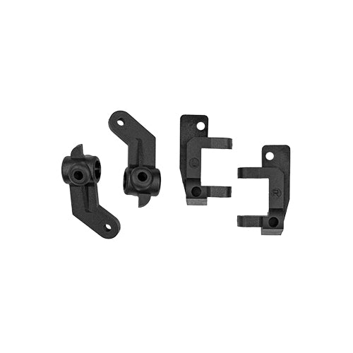 RC10 Front Caster Blocks, 30 Deg, Black