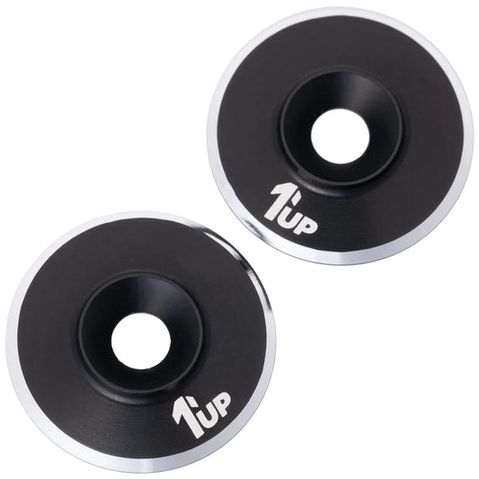 1up Racing Low Pro Aluminum Wing Buttons- Black N Bling
