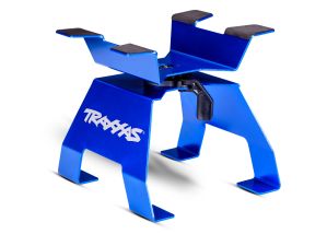 8797-BLUE RC CAR/TRUCK STAND X-TRUCKS BLUE