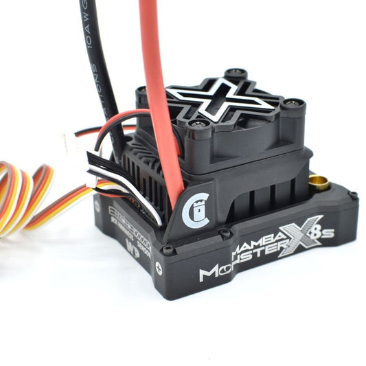 Mamba Monster X 8S ESC w/ 1520-1650Kv V2 Sensored Motor Combo