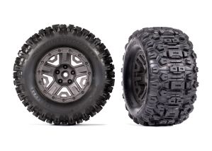 9072-GRAY TIRE & WHEEL GRAY 2.8 WHL/SLEDGEHAMMER