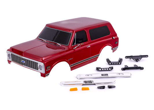 9130-RED TRX-4 1972 Chevrolet Blazer Red Clipless Body