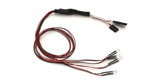 LED LightUnit(Φ5/4Bulbs/L=400/Clear＆Red) 97054-4CR