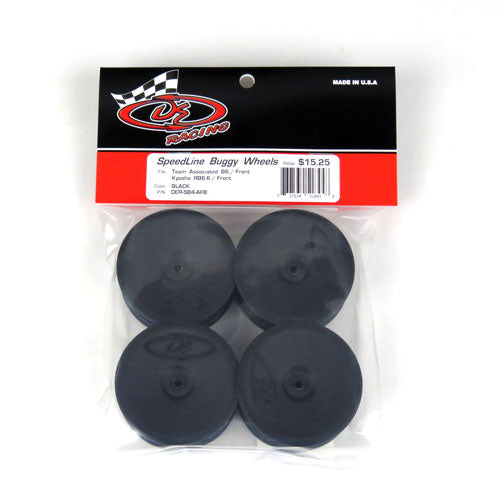 Speedline Buggy Wheels, Front, for Losi 22X-4 and Tekno EB410 (4pcs)