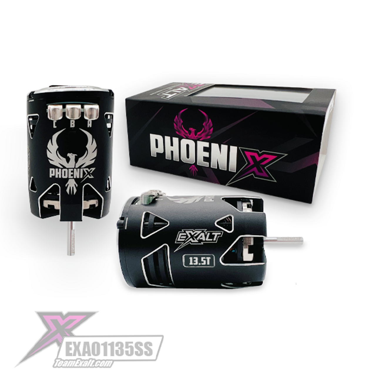 Exalt "Phoenix" Silver Spec Class Brushless Motor (13.5T) (EXA01135)