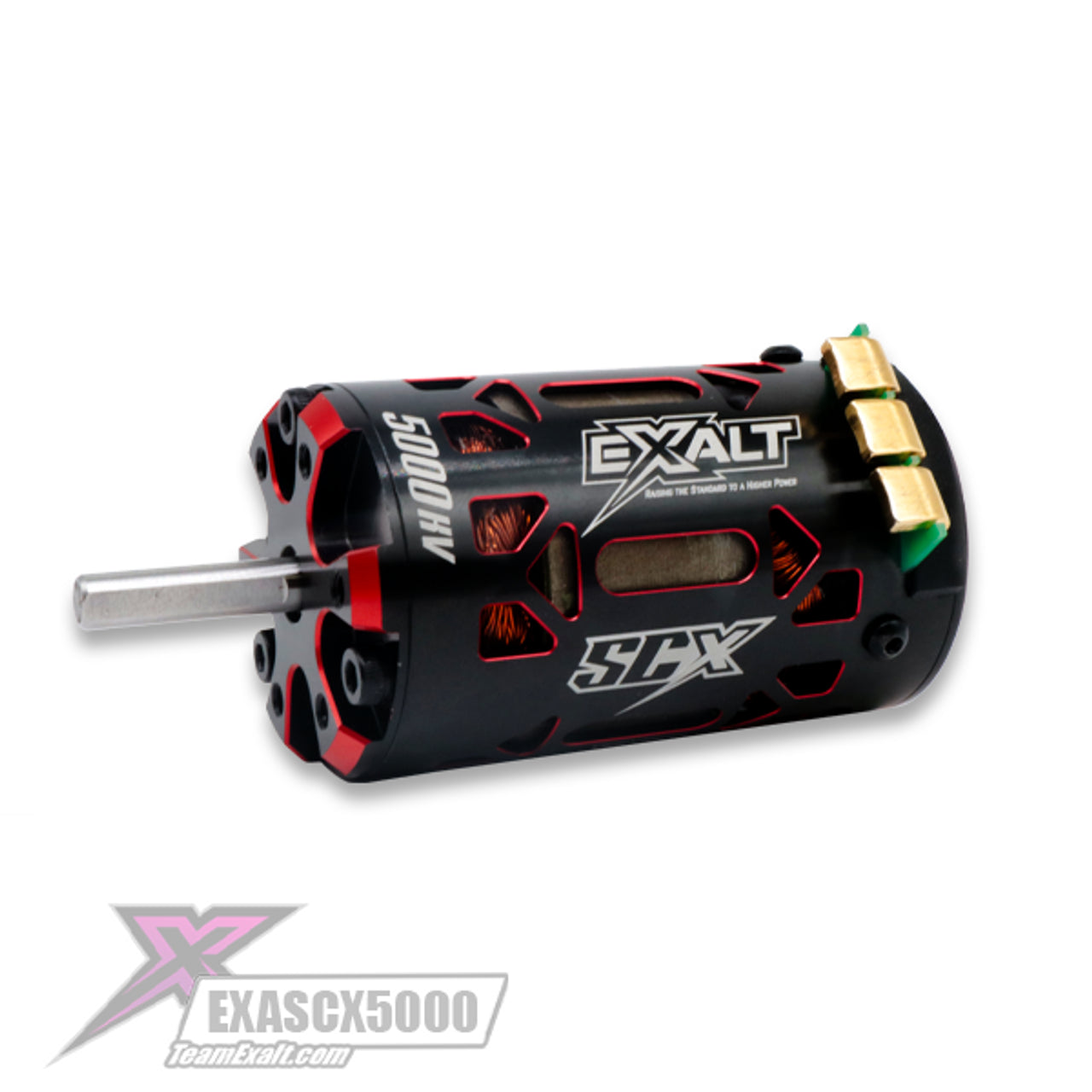 Exalt SCX 4-Pole 550 Brushless Motor (5,000kV) (EXASCX5000)