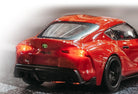 HPI Stage-D24 2024 Toyota GR Supra in Prominence Red with LED tail lights on