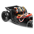 Stage-D24 rear-mounted 3-gear transmission, orange aluminum motor plate and front suspension