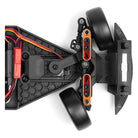 Stage-D24 front suspension and adjustable steering links, top view