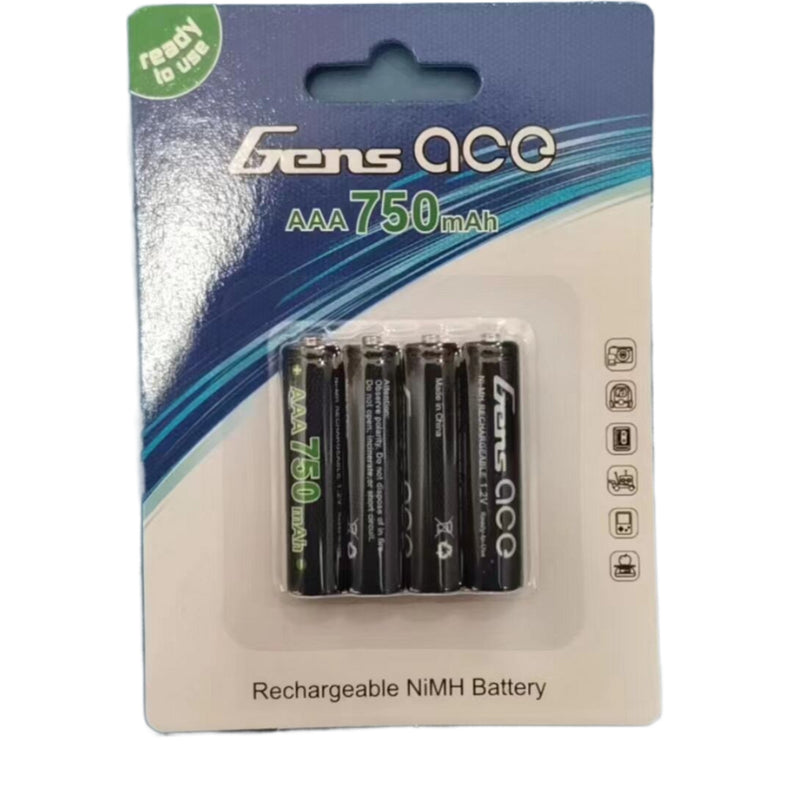 Gens Ace 750mAh 1.2V Ni-MH AAA Battery