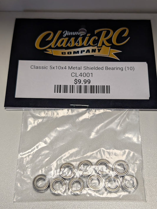 Classic 5x10x4 Metal Shielded Bearing (10)