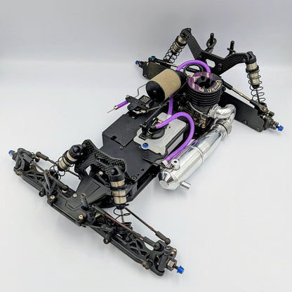 JW12 3-Port .12 Engine + Classic Tuned Pipe Combo - 1/10 Stadium Truck