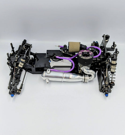 JW12 3-Port .12 Engine + Classic Tuned Pipe Combo - 1/10 Stadium Truck