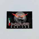 Nova Engines Turbo Glow Plug in a package with a logo on a black background.