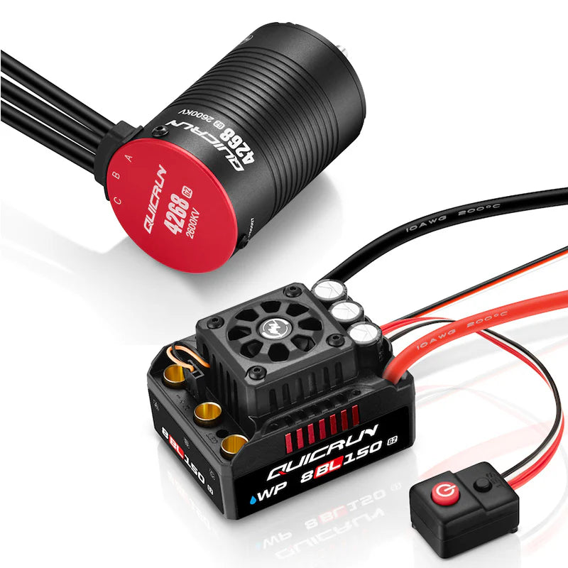 Quicrun WP 8BL150 G2 ESC with Ezrun 4268 G2 Motor Combo