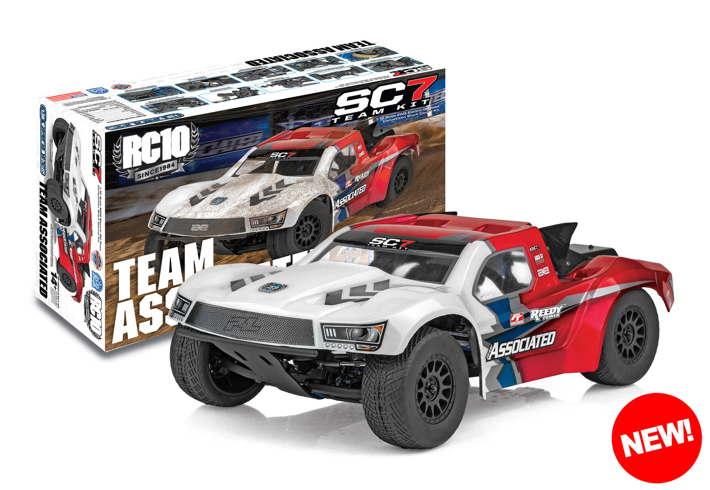 RC10SC7 Short Course Truck Team Kit (Electric)