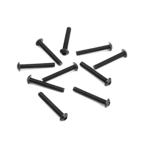 TKR1409 – M3x20mm Button Head Screws (black, 10pcs)