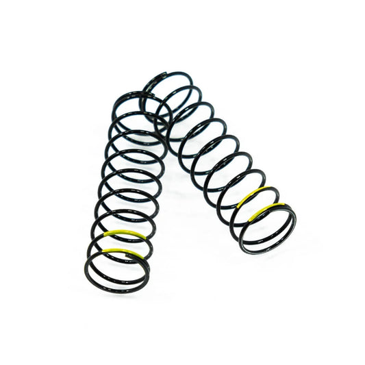 TKR6032C – Shock Spring Set (1.5 x 10.0T, 3.59lb/in, 78mm, yellow)