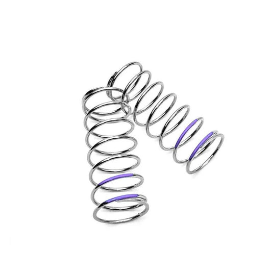 TKR6109 – Shock Spring Set (front, 1.6×7.5, 6.25lb/in, 57mm, purple)