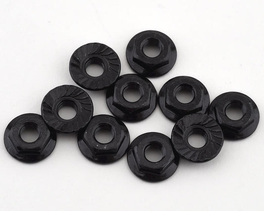 M4 Low Profile Serrated Steel Wheel Nuts (10)