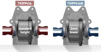 TKR9416B – Gearbox (-2mm, F/R, EB/NB/ET/NT48 2.x)