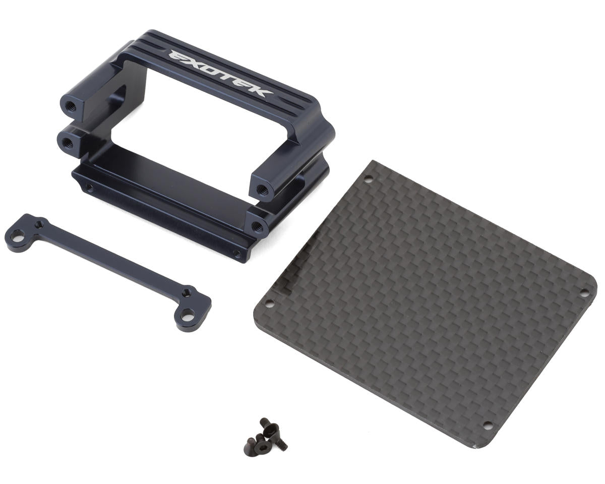 EB48 2.1 Aluminum Servo Mount & Carbon Fiber Tray Set