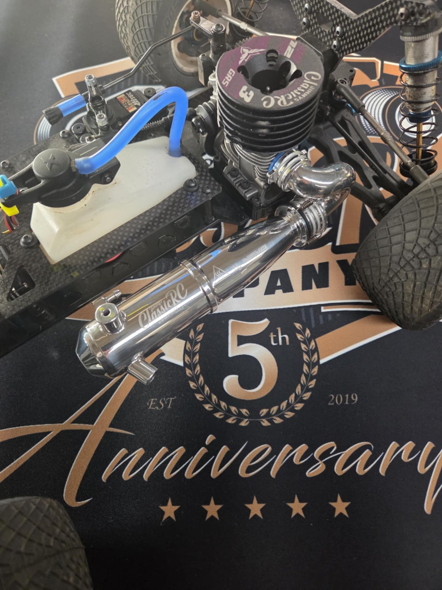 Classic Stadium Truck Exhaust - 2wd Rear Exhaust