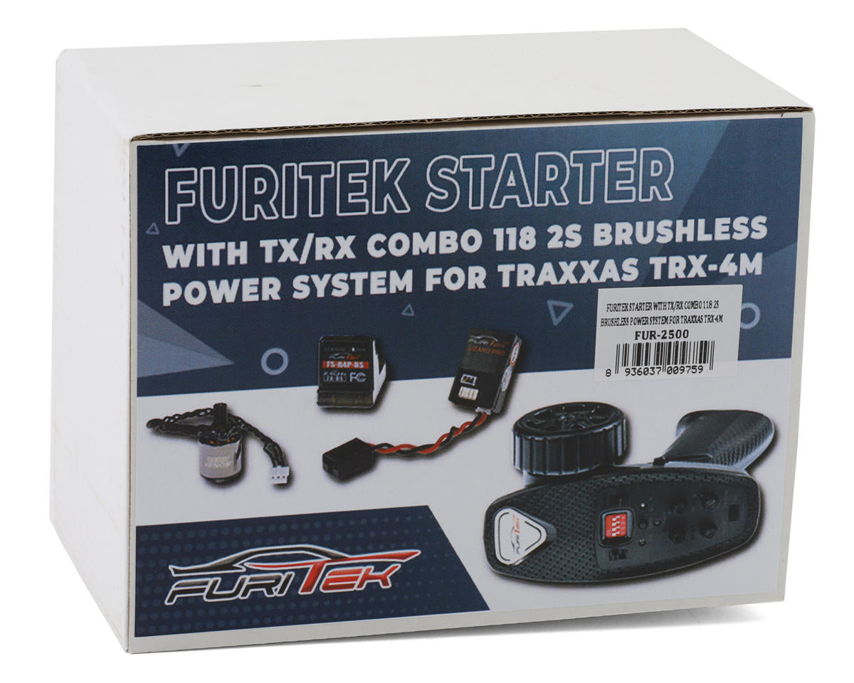 Furitek 118 2S Brushless Starter Combo w/Venom Motor (3450kV) for Traxxas TRX-4M & TX/RX System