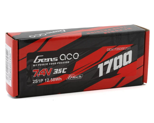 GROM Direct Fit Hard Case 2S LiPo Battery (1700mAh) (IEC2 Plug)