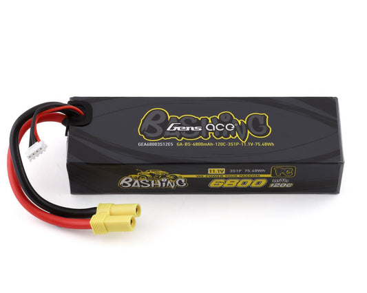 Gens Ace Bashing Pro 3S LiPo Battery Pack 120C (11.1V/6800mAh) w/EC5 Connector