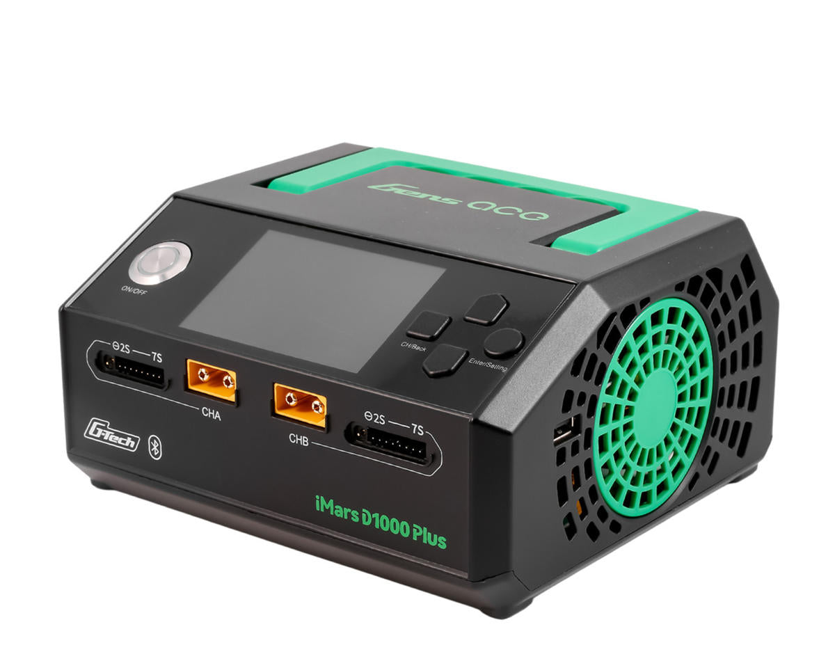 Gens Ace iMars D1000 Plus G-Tech Dual AC Charger - GEAD1000-PLUS