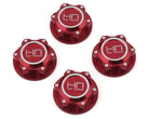 Hot Racing Arrma Kraton 8S 24mm Serrated Dirt Shield Wheel Nuts (Red) (4)