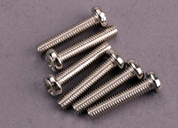 2563 SCREWS ROUND-HEAD 3X15MM (6)