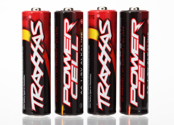 AA Power Cell Alkaline Batteries (4)