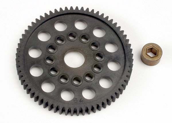 3164 SPUR GEAR 64-T 32-P/BUSIHING