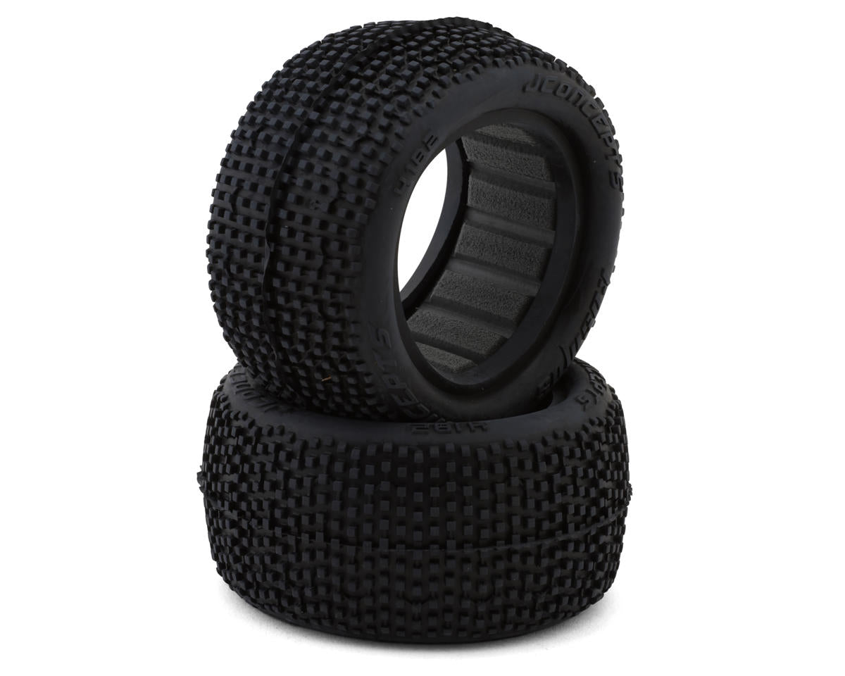 JConcepts Kosmos 2.2 inch rear buggy tires, green compound, pair